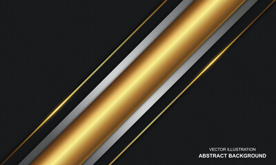 Modern Abstract Black and Golden Luxury Background