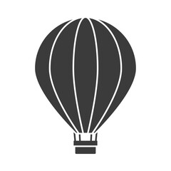 silhouette balloon air hot