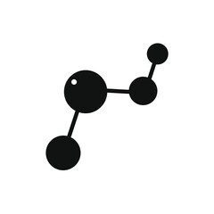 four large and small circles connected by lines