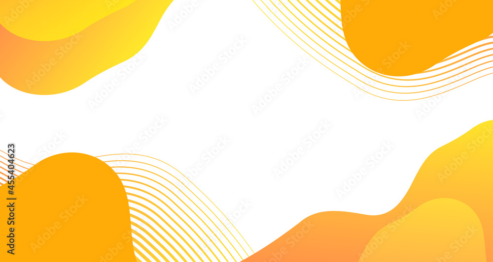 Poster Abstract modern background with waves for banner design template. Vector