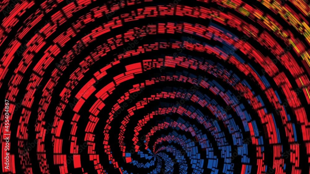 Poster hypnotist brainwashing rotating hypnotic spiral loop animation