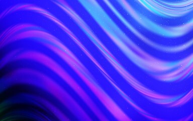 Light Pink, Blue vector template with space stars.