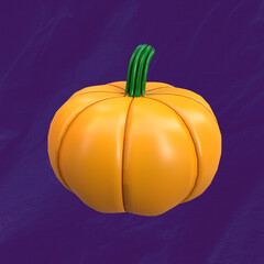 3d rendering Halloween Pumpkin illustration 