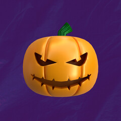 3d rendering Halloween Pumpkin illustration 