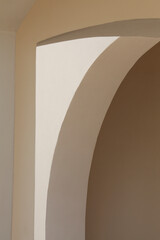 abstract lines of arches. art and design concept. shadow texture. space for text.