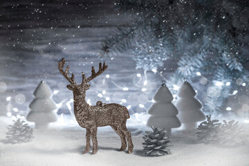 Image with christmas decorations.