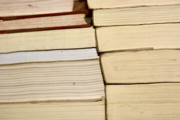 pile of old books