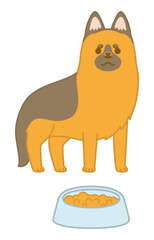 食欲がないジャーマンシェパード