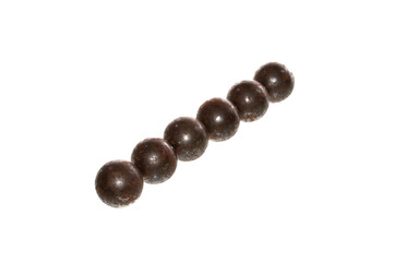 metal ball isolated on white background