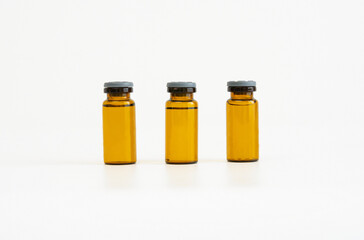 pill bottle on white background.