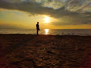 Guy on the Beach