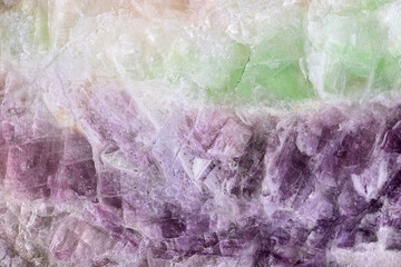 Obraz premium green and lilac fluorite macro texture