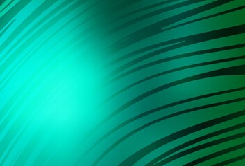 Light Green vector background with wry lines.