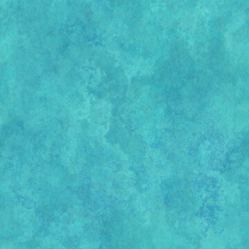 Seamless turquoise blue marble background texture