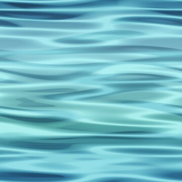 Seamless blue water waves background