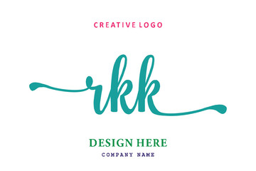 RKK lettering logo is simple, easy to understand and authoritative