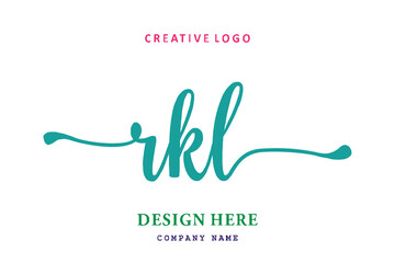 RKL lettering logo is simple, easy to understand and authoritative