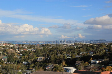 view of the auckland city - obrazy, fototapety, plakaty