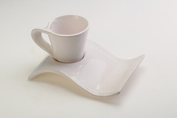Empty cup for tea or coffee