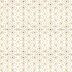 Fototapeta premium 麻の葉文様