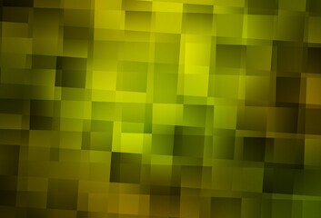 Dark Green vector layout with lines, rectangles.