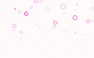 Light Purple, Pink vector texture with disks.