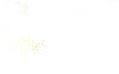 Light Multicolor vector template with artificial intelligence structure.