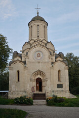 Obraz premium Savior (Spassky) Cathedral, the katholikon (1420s) in Andronikov Monastery of Saviour (1357), Moscow, Russia