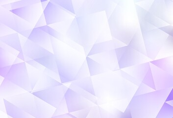 Light Purple vector polygon abstract background.