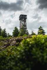 Klepac - lookout tower on the peak of Eagle mountains, Czech republic, Poland © vojta