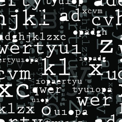 abstract background with alphabet	