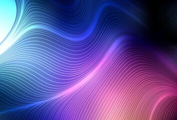 Obraz premium Dark Blue, Red vector background with straight lines.