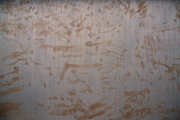 Plastered wall with reinforcing mesh, background. Building and strengthening the wall, industry