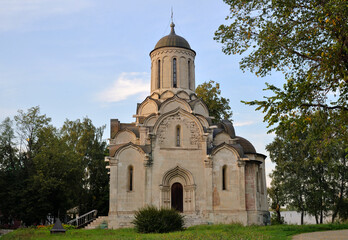 Fototapeta na wymiar Savior (Spassky) Cathedral, the katholikon (1420s) in Andronikov Monastery of Saviour (1357), Moscow, Russia