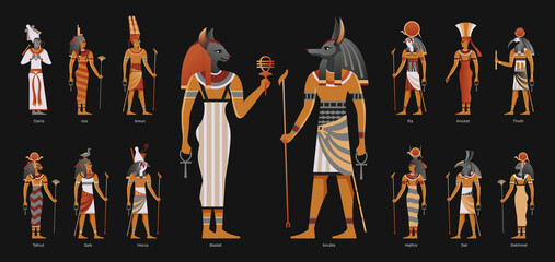 Egypt Ancient Gods Background