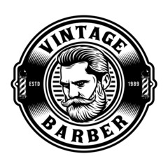 Gentlemen barbershop emblem