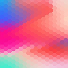 colorful abstract hexagons. Vector modern illustration. eps 10