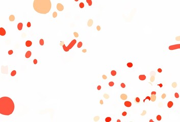 Dark Green, Red vector background with abstract shapes.