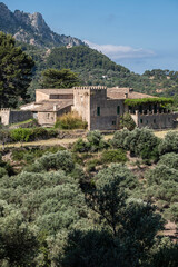 Es Collet fortified house, Estellencs, Mallorca, Balearic Islands, Spain