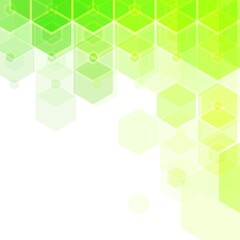 abstract green vector hexagon background. modern illustration. eps 10