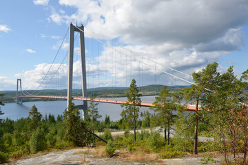 Höga-Kusten-Brücke in Schweden