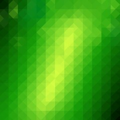 green geometric background. mosaic style. modern illustration. eps 10