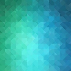 Fototapeta na wymiar green and blue geometric background. mosaic style. eps 10