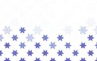 Light BLUE vector layout in New Year style.