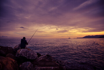 Early morning fishing