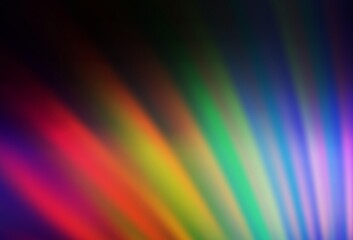 Obraz premium Dark Multicolor vector blurred shine abstract background.