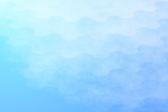 Gradient White and blue abstract background. Beautiful background. White and blue watercolor background. Mermaid background. © Sudakarn