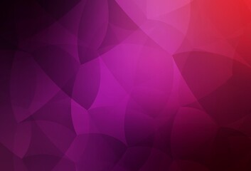 Fototapeta premium Dark Purple, Pink vector texture with triangular style.