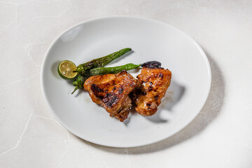 チキンステーキ　Chicken steak to make boldly 