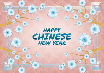 chinese new year art vector background 